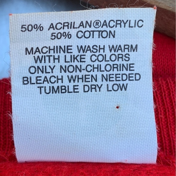 Vintage Crewneck Sweatshirt Ribbons Christmas Tree Large - Picture 6 of 8